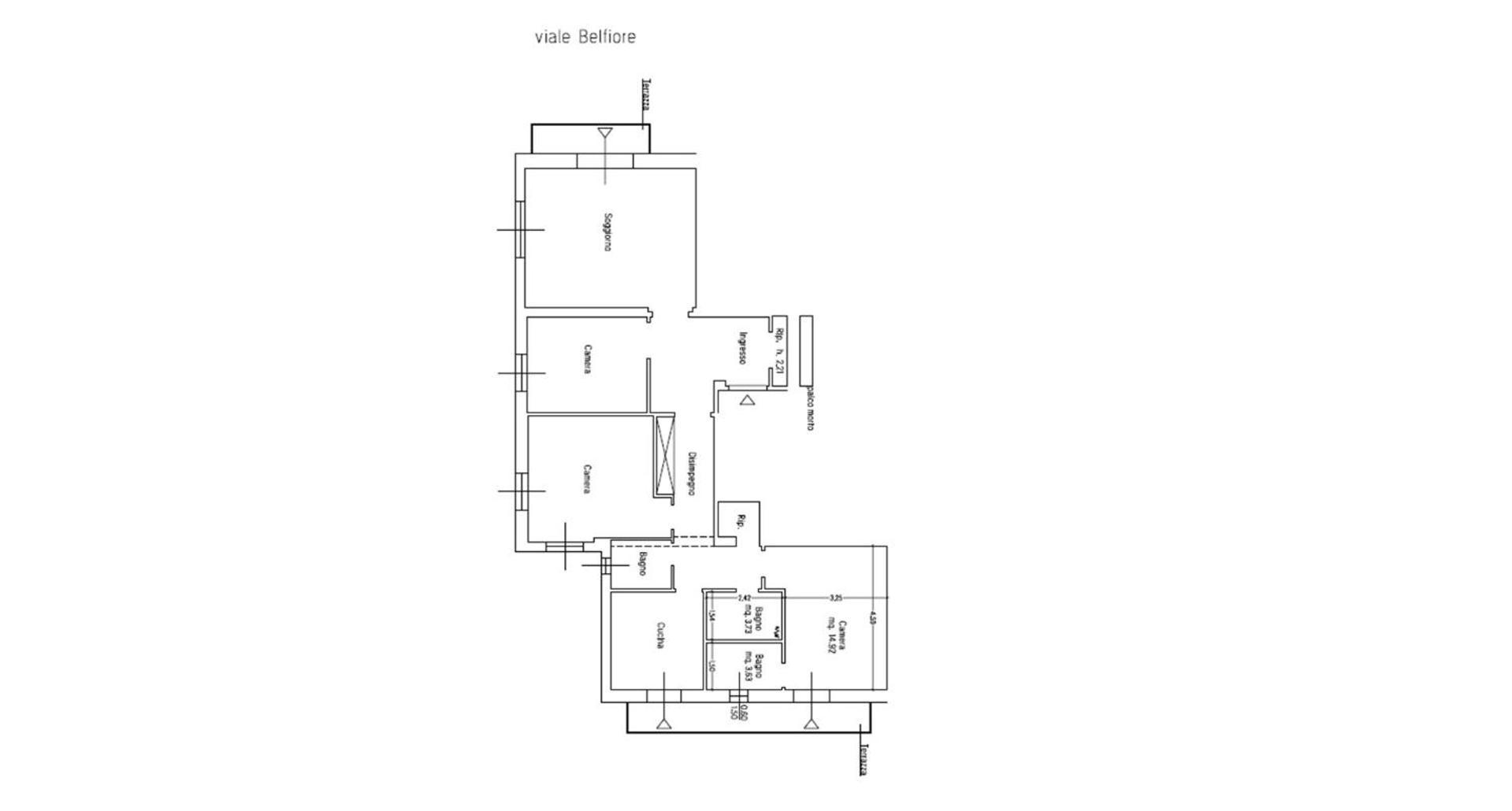 Roby In Centro 3 3 Bagni Apartment *